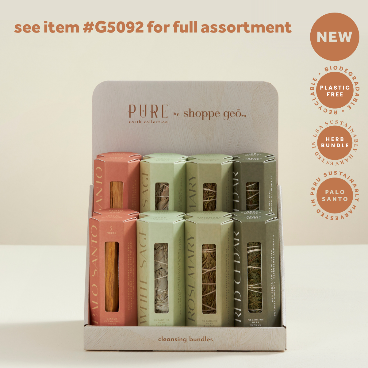 Palo Santo Wood Bundle Box - Plastic Free Packaging!